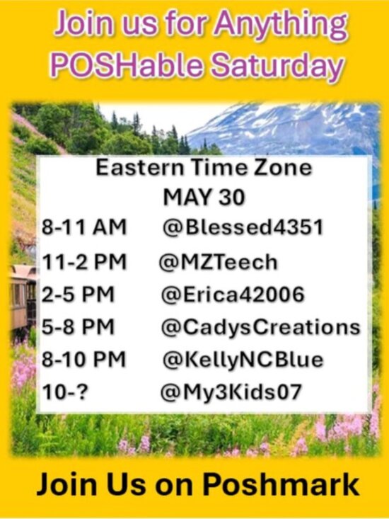 Other - MzTeech Anything POSHable Saturday Share Show Train